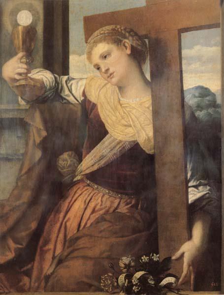 MORETTO da Brescia Allegory of Faith oil painting picture